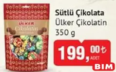ÜLKER ÇİKOLATİN SÜTLÜ ÇİKOLATA 350 G - BAYRAM ŞEKERİ/ÇİKOLATASI
